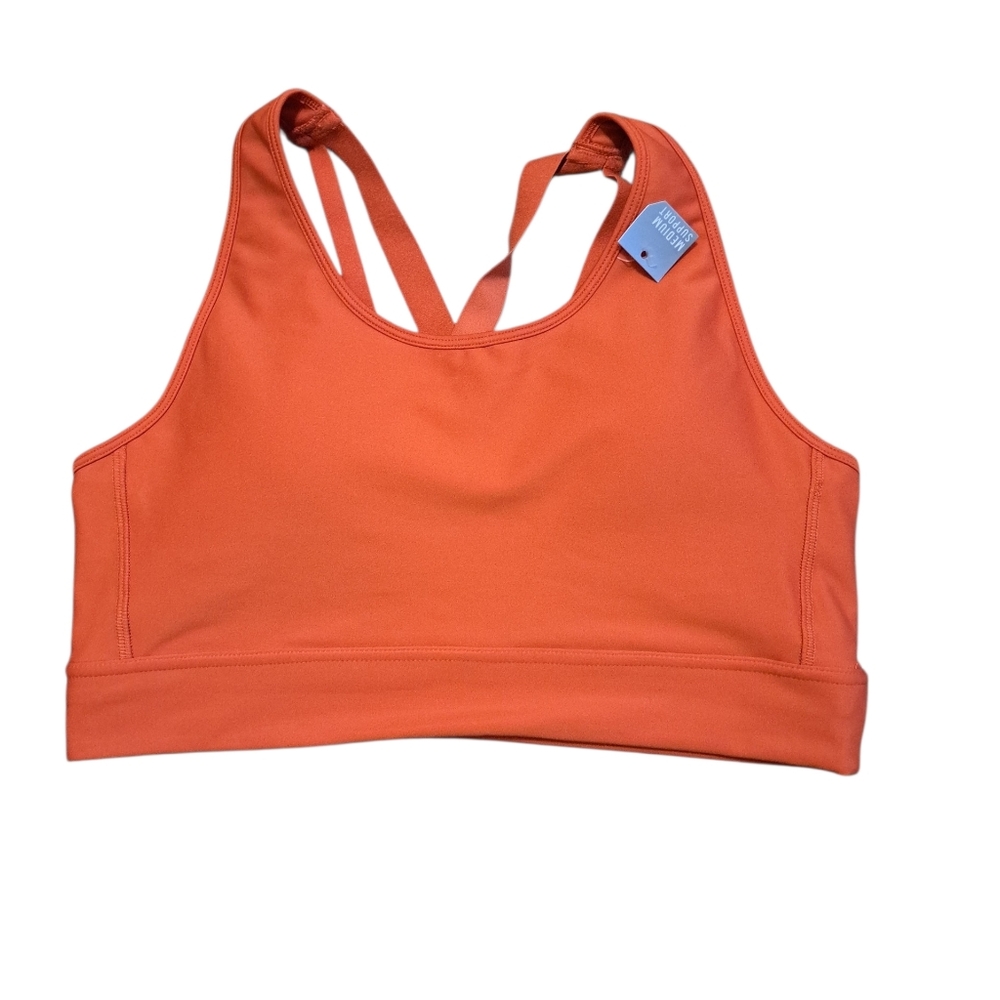 DSG Strappy Compression Bra Orange Size XL